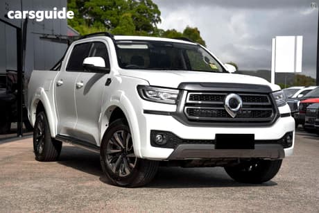 White 2025 GWM Cannon Dual Cab Utility Ultra (4X4)