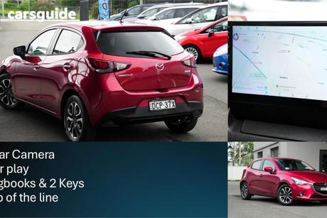 Red 2015 Mazda 2 Hatchback Genki