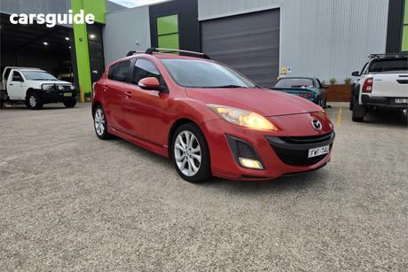 Red 2009 Mazda 3 Hatchback Sp25