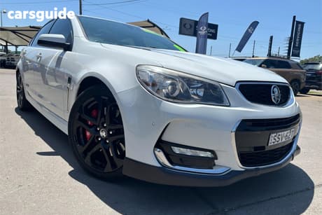 White 2015 Holden Commodore Sedan Ss-V Redline