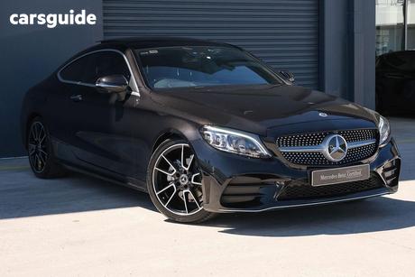 Black 2021 Mercedes-Benz C200 Coupe