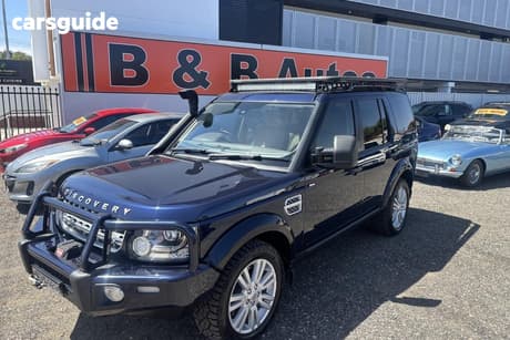 Blue 2013 Land Rover Discovery 4 Wagon 3.0 Sdv6 Hse