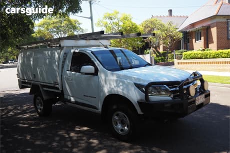 White 2018 Holden Colorado Cab Chassis Ls (4X4) (5Yr)
