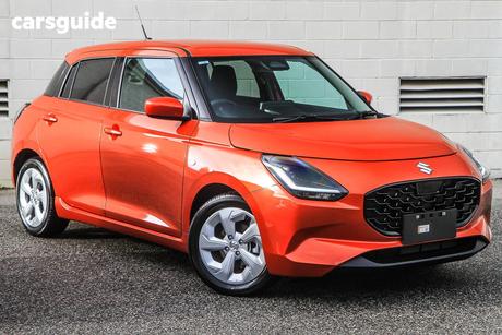 Orange 2025 Suzuki Swift Hatchback Hybrid Plus