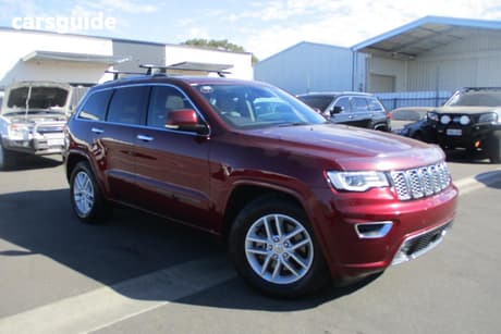 Red 2020 Jeep Grand Cherokee Wagon Overland (4X4)