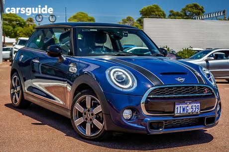 Blue 2019 Mini Cooper Hatchback S 3D Hatch