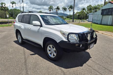 White 2014 Toyota Landcruiser Prado Wagon Gxl (4X4)