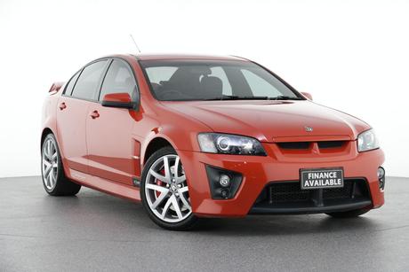 Orange 2009 HSV Clubsport Sedan R8