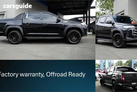 Black 2024 LDV T60 Double Cab Utility Max Luxe (4X4)