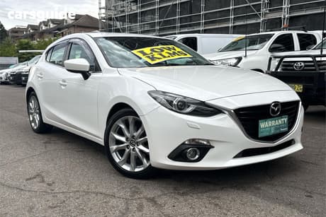 White 2016 Mazda 3 Hatchback Sp25 Gt