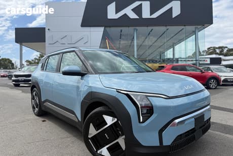 Blue 2025 Kia Ev3 Wagon Earth 2Wd Lr Subtle Grey