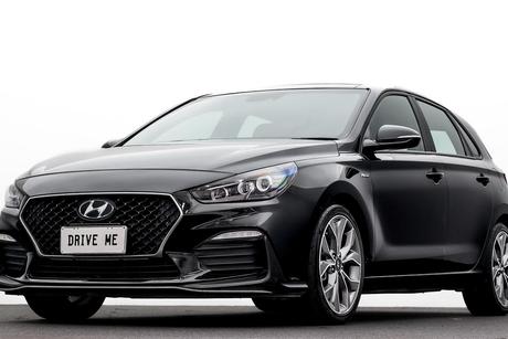Black 2019 Hyundai I30 Hatchback N Line Premium