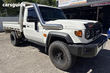 White 2023 Toyota Landcruiser Cab Chassis Lc79 Gx + Diff Locks