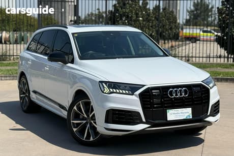 White 2021 Audi Q7 Wagon 50 Tdi Quattro S Line Mhev