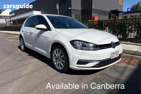 White 2019 Volkswagen Golf Hatchback 110 Tsi Comfortline