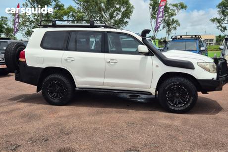 White 2008 Toyota Landcruiser Wagon Gxl (4X4)