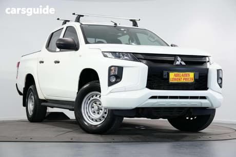 White 2021 Mitsubishi Triton Double Cab Pick Up Glx (4X2)