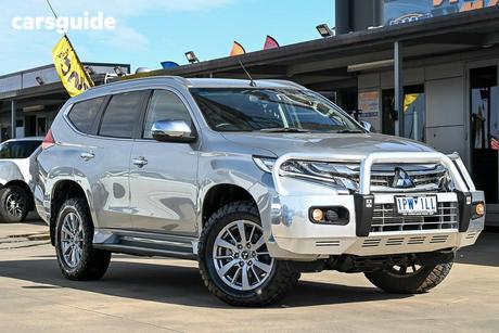 Silver 2019 Mitsubishi Pajero Sport Wagon Glx (4X4) 5 Seat