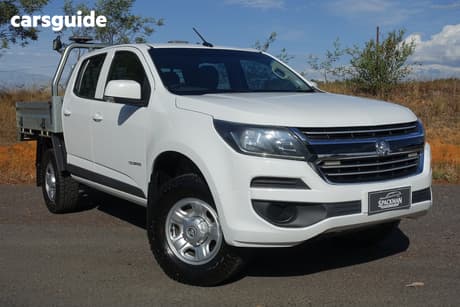 White 2017 Holden Colorado Crew Cab Chassis Ls (4X2)