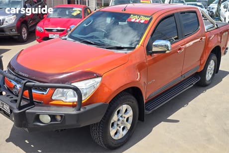 Orange 2014 Holden Colorado Crew Cab Pickup Ltz (4X4)