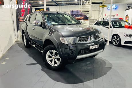 Grey 2013 Mitsubishi Triton Double Cab Utility Glx-R (4X4)