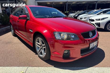 Red 2011 Holden Commodore Sportswagon Sv6