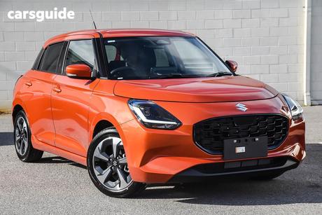 Orange 2025 Suzuki Swift Hatchback Hybrid Glx