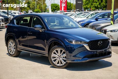 Blue 2022 Mazda CX-5 Wagon Akera (Awd)