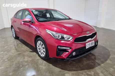 Red 2018 Kia Cerato Sedan S