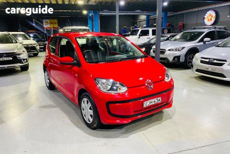 Red 2012 Volkswagen UP! Hatchback