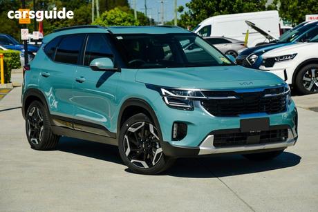 Blue 2025 Kia Seltos Wagon Gt-Line (Awd) (Sunroof)