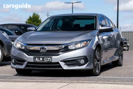 Silver 2017 Honda Civic Sedan Vti-L