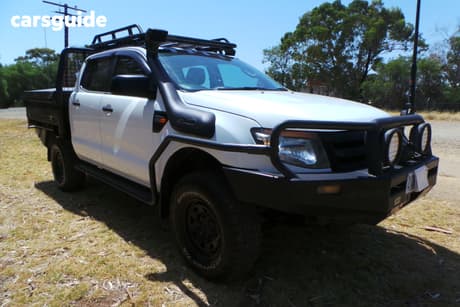 White 2012 Ford Ranger Dual Cab Chassis Xl 3.2 (4X4)