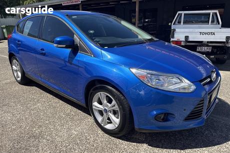 Blue 2014 Ford Focus Hatchback Trend