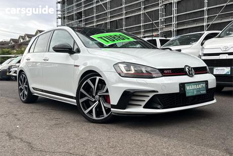 White 2016 Volkswagen Golf Hatchback Gti 40 Years
