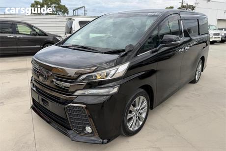 Black 2016 Toyota Vellfire SUV 3.5Z