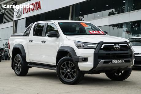 White 2023 Toyota Hilux Double Cab Pick Up Rogue (4X4)