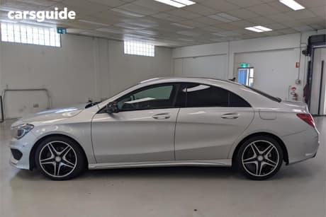 Silver 2014 Mercedes-Benz CLA200 Coupe