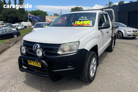 White 2012 Volkswagen Amarok Dual Cab Utility Tsi300 (4X2)