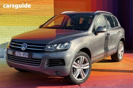 Grey 2013 Volkswagen Touareg Wagon V6 Tdi