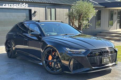 Black 2021 Audi RS6 Wagon Avant 4.0 Tfsi Quattro Mhev
