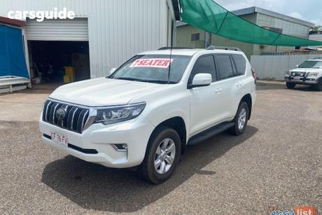 White 2022 Toyota Landcruiser Prado Wagon Gxl