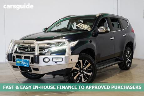 Blue 2019 Mitsubishi Pajero Sport Wagon Exceed (4X4) 7 Seat