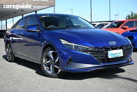 Blue 2021 Hyundai I30 Sedan Elite