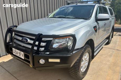 Silver 2013 Ford Ranger Dual Cab Utility Xls (4X4)