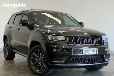 Black 2019 Jeep Grand Cherokee Wagon S-Overland