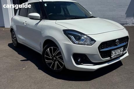 White 2021 Suzuki Swift Hatchback Glx Turbo