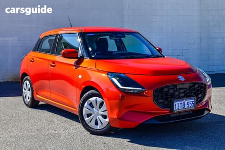 Orange 2025 Suzuki Swift Hatchback Hybrid