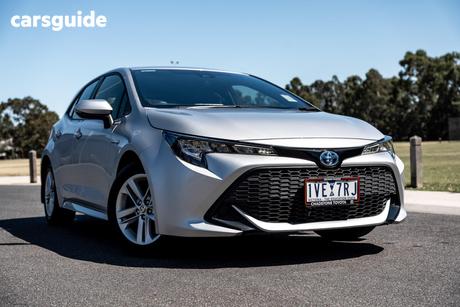 Silver 2022 Toyota Corolla Hatchback Ascent Sport Hybrid