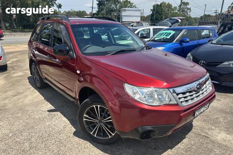 Red 2011 Subaru Forester Wagon X